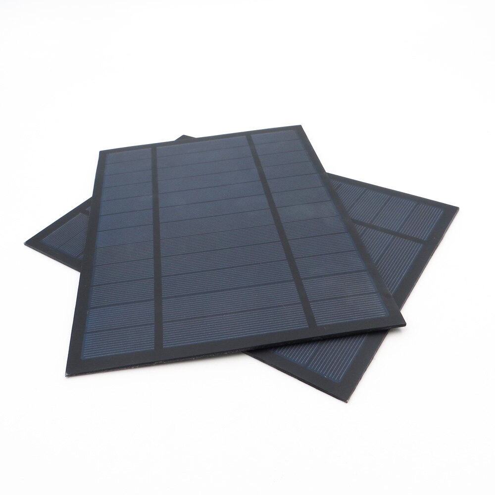 6V 1000mA 6 vatios 6W Panel Solar estándar silicona policristalina epoxi DIY Módulo de carga de energía Mini juguete de células solares