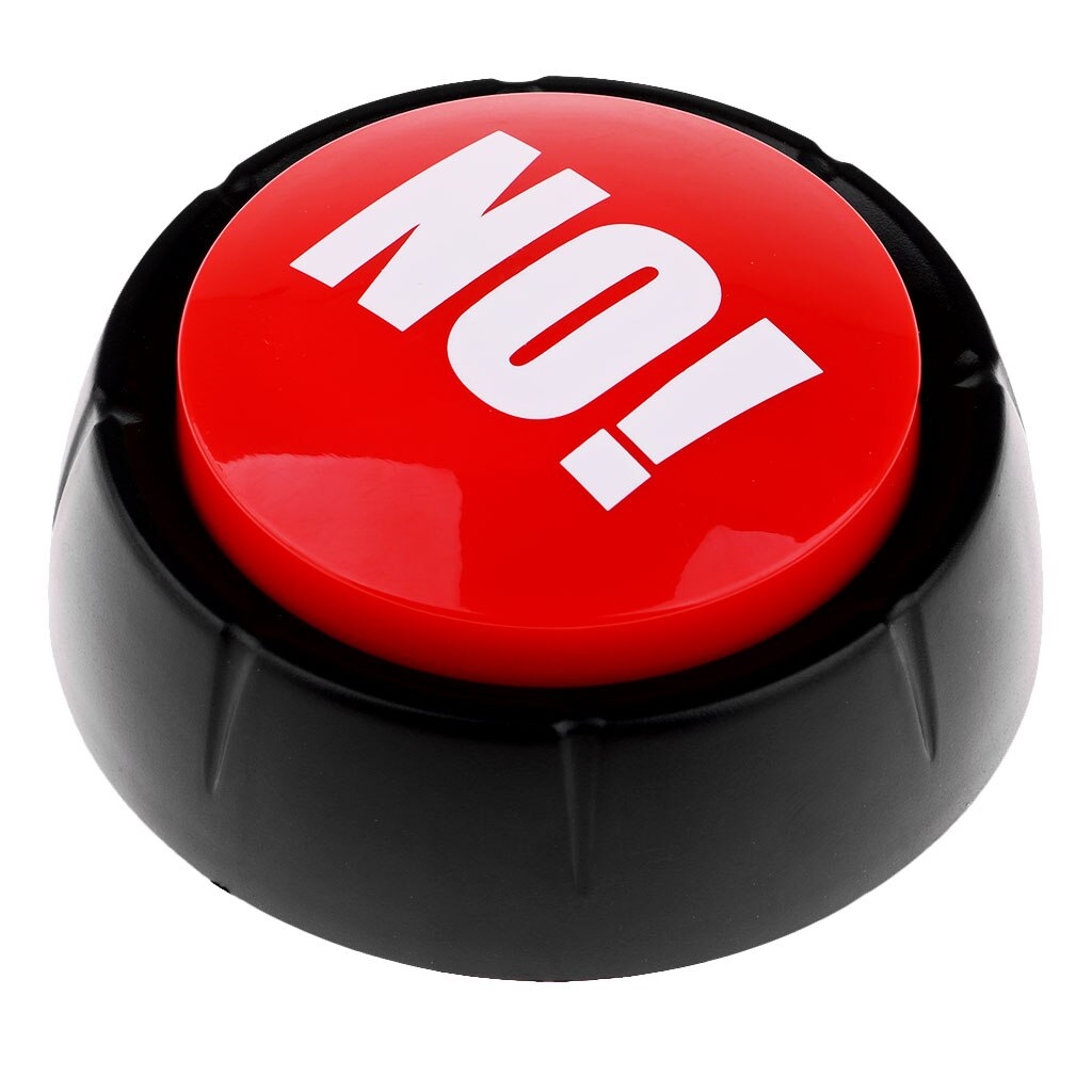 Maybe Button Sound Box Talking Effect Buttons-Yellow(MAYBE),Red(NO),Blue(SORRY),Green(YES): Red