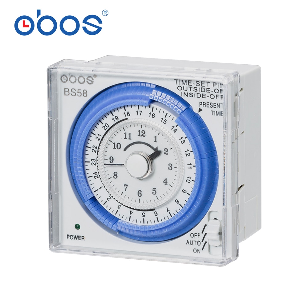 timer switch BS58 small panel type AC110V~240V 16A... – Vicedeal