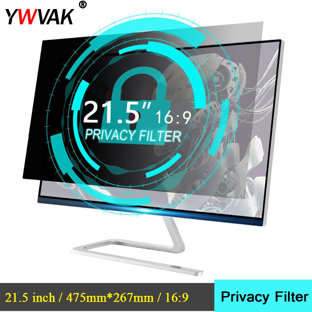 21.5 cala (476mm * 267mm) filtr prywatyzujący LCD folia ochronna na ekran robić 16:9 panoramiczny komputer iMAC laptop zeszyt PC monitory