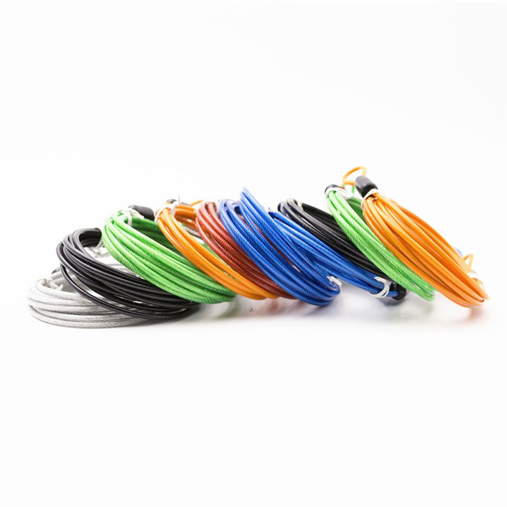 Bucle de seguridad para bicicleta, Protector para casco de motocicleta, cuerda de alambre de acero para bicicleta de carretera, candado de Cable de acero fuerte, Cable de bloqueo para bicicleta