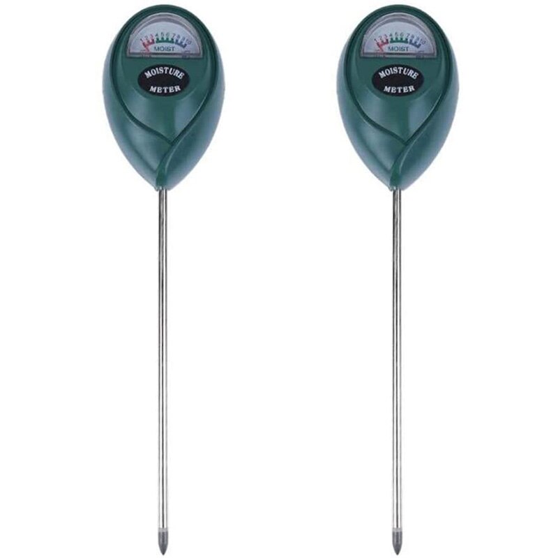 Bodem Tester Vocht Sensor Meter, Hygrometer Vocht Sensor Voor Tuin, Boerderij, Gazon Planten Indoor Outdoor 2 Pack