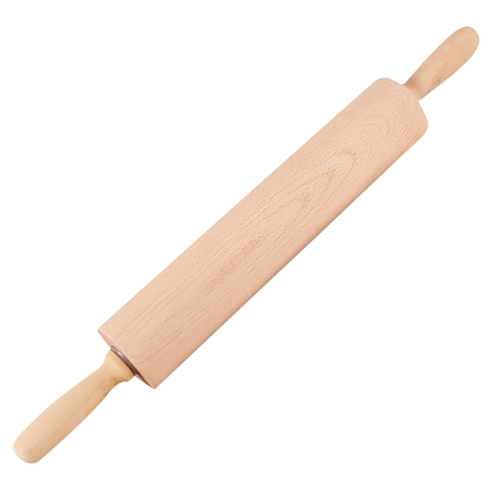 Holz Nicht-Stick Rollen Teig Pastry Pizza Werkzeuge Pasta Cracker Breite Nudeln Backen Backen Rösten Rolling Pin Kleine Gadget: Large