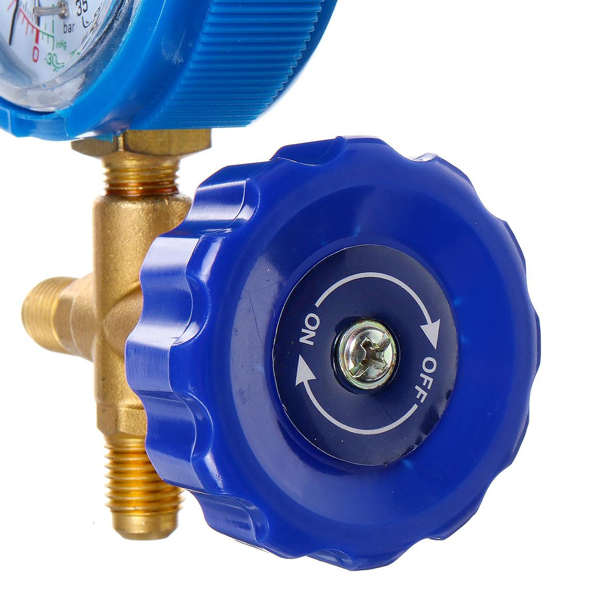 Air Conditioner Manifold Digital Pressure Gauge Valve Pressure gauge Refrigeration Fluorine Tool Table R410 Refrigerant Filling