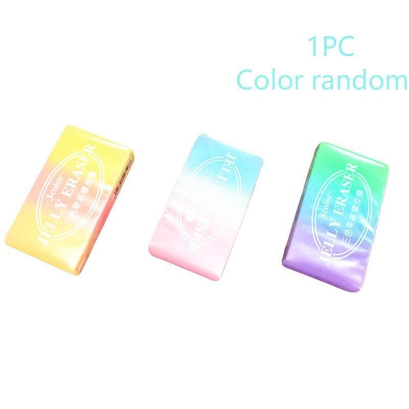Kawaii Three-color Jelly Eraser Novelty Stationery... – Grandado