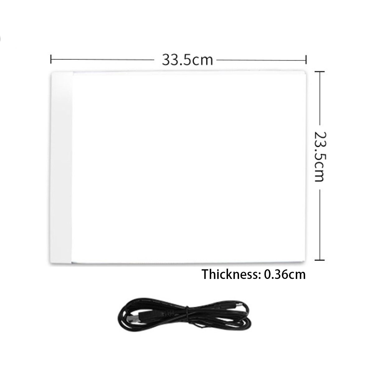 A3 A4 Graphics Tablet Digital LED Drawing Tablet Art Stencil Drawing Board Light Box Tracing Table LED Light Pad Holder Stand: A4 LED Light Pad