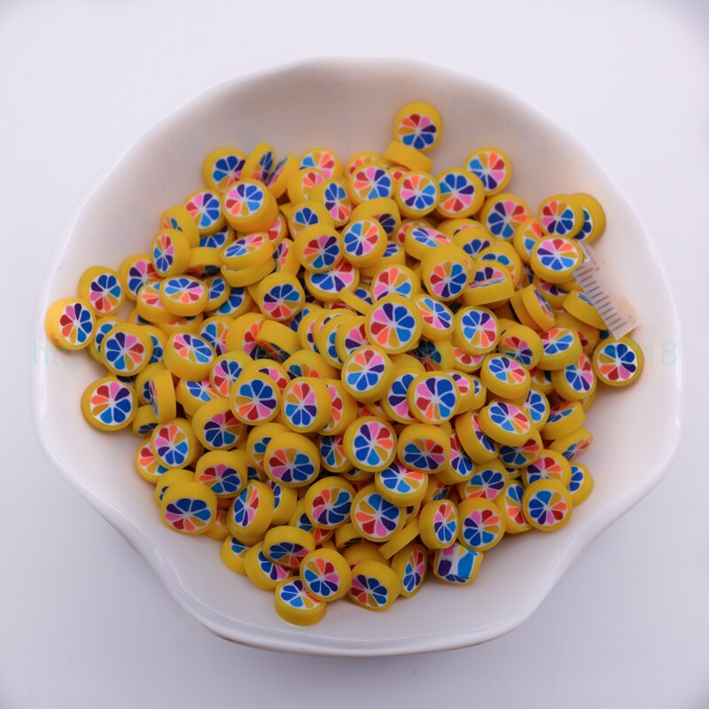 65g tamaño medio Fimo, rociadores de barro colorido para dulces para manualidades, DIY, decoración para scrapbook, relleno de barro cristalino