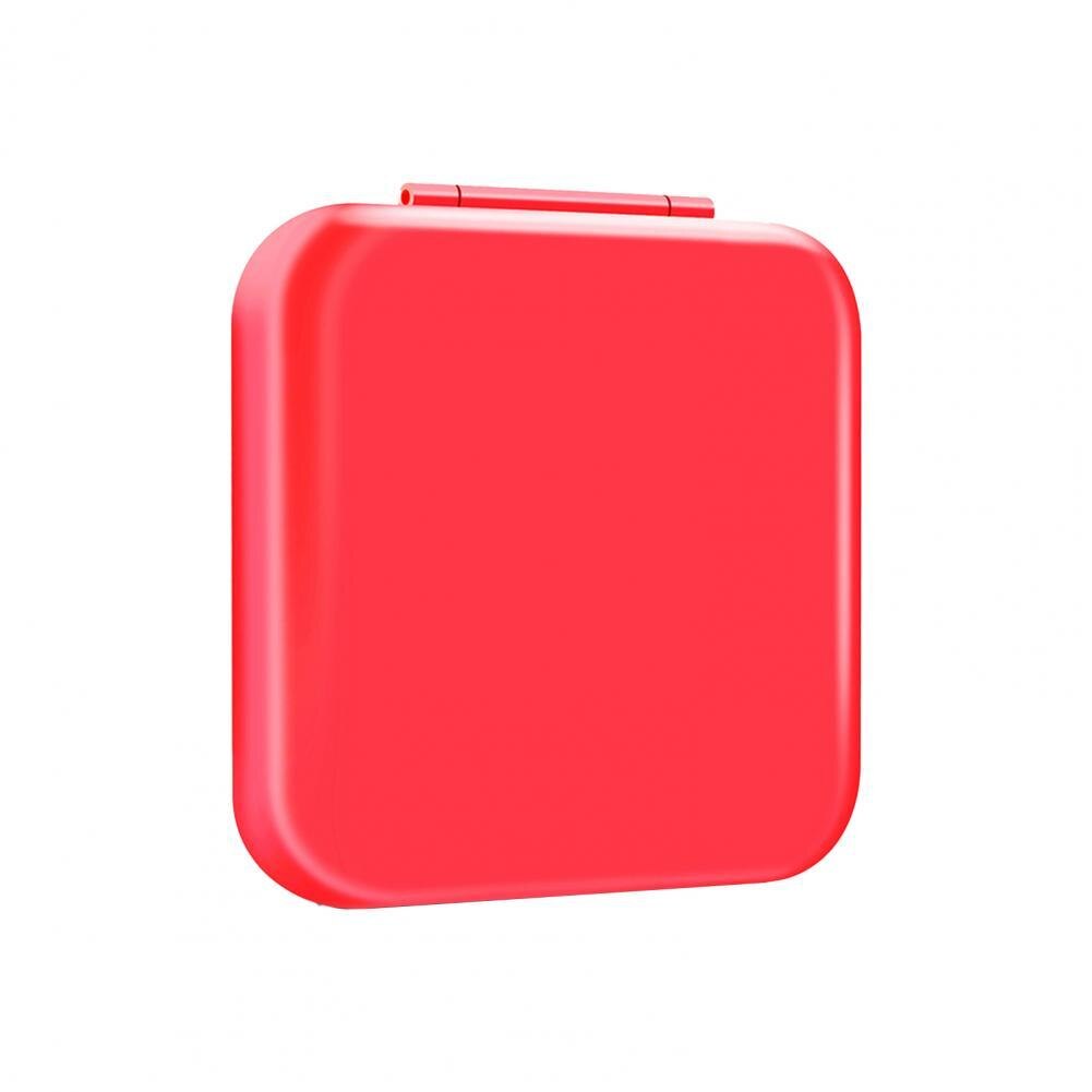 Voor Schakelaar 24 Game Cassette Opvallende 24 Game Houder Soft Liner Abs Compact Size 24 Card Box Handig game Case: Rood