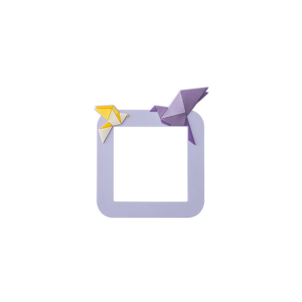 Cartoon Paper Crane Switch Stickers Home Suppliesaesthetic Room Decorwall Stickers for Kids Rooms Wall Art Decals: Purple