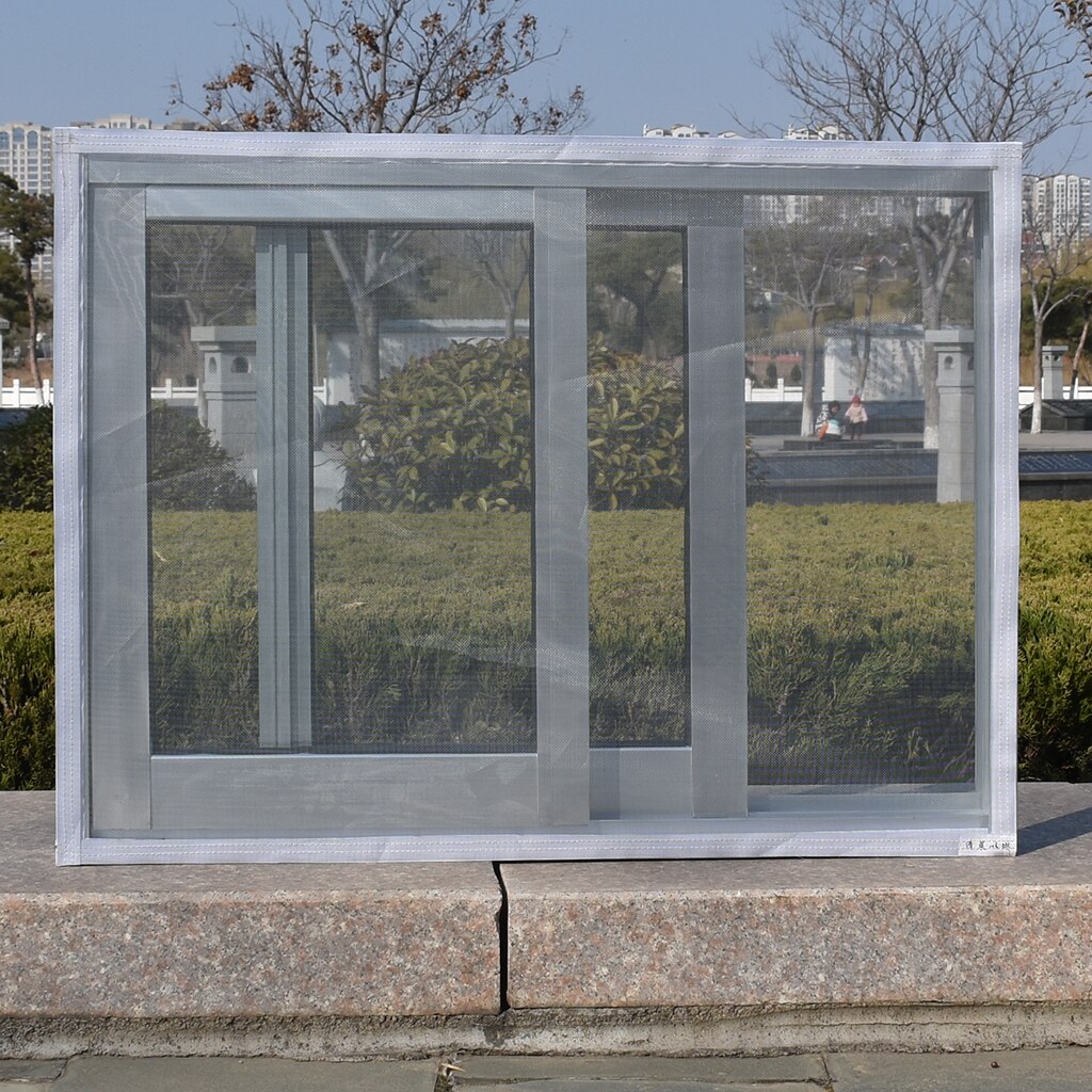 window insect bug mosquito fly wasps screen mesh net guard netting curtain self-adhesive sticker cover guards