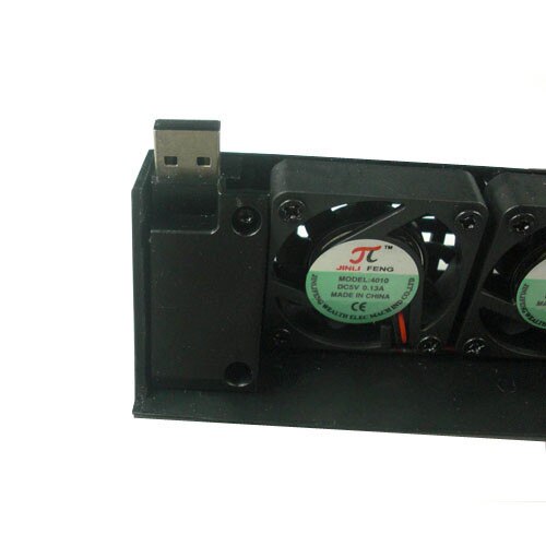 USB Kühlung Kühler Lüfter 4-Fan Automatische Temperatur Einstellbar für Sony PS3 Konsole