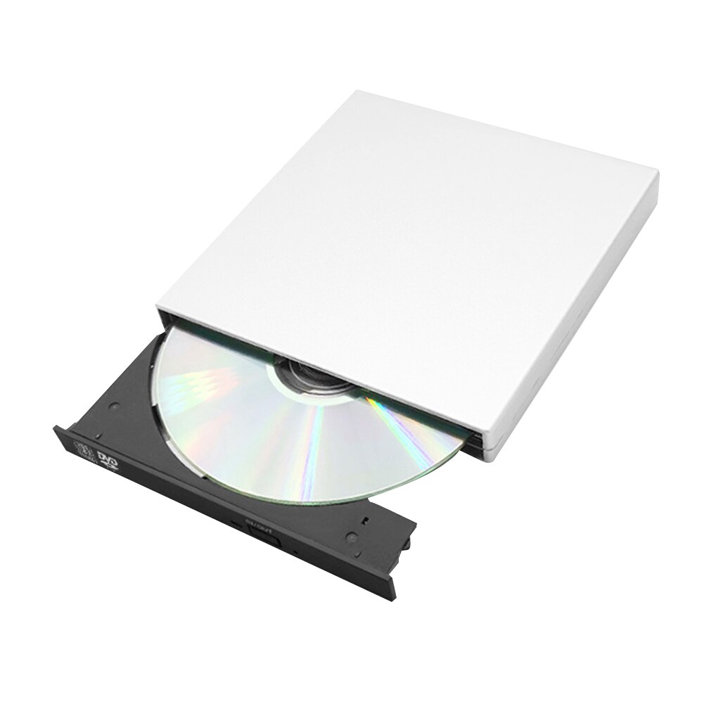 Home For PC Laptop External Ultra Thin Portable Optical Lightweight USB 2.0 Office Plastic CD Driver