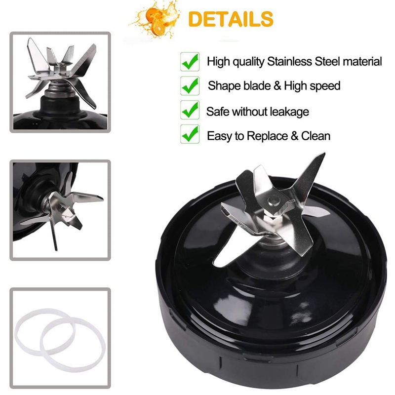 thumbnail image 2 of Replacement Extractor Blade For Nutri Ninja 7Fin Auto IQ - Fits BL480, BL482, BL640, BL642 2 of 2