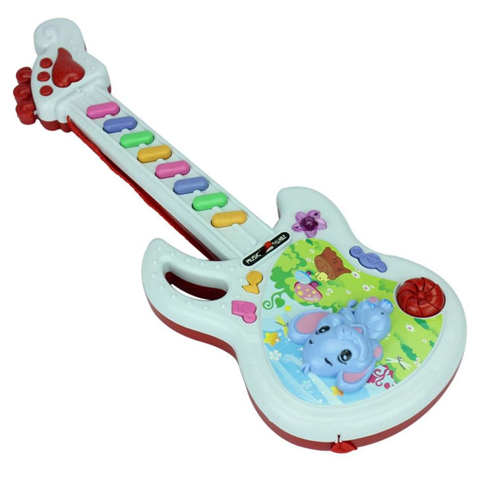 Guitare électrique Jouet Jeu Musical Enfant Garçon Fille Enfant En Bas Âge D'apprentissage Développement Électronique Jouets Éducatifs D'anniversaire