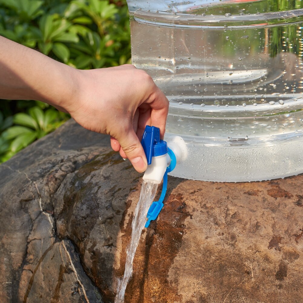 15L Litre Portable Water Container Jerry Can with Tap for Camping Picnic Water Storage Bottle Food Grade PC