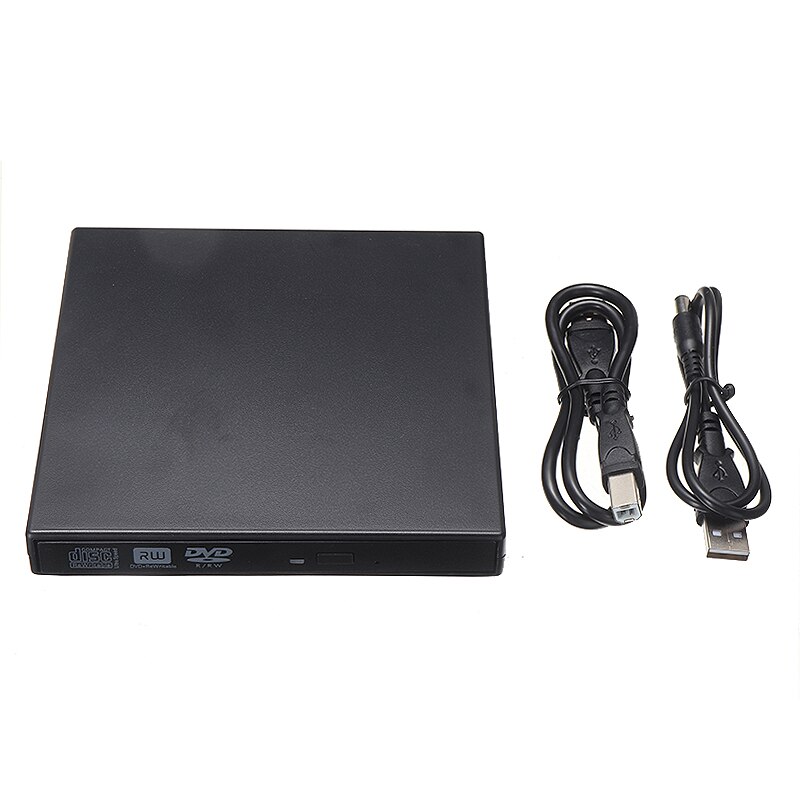 USB 2.0 External DVD RW CD Writer Drive Burner Reader Player Optical Drives For Windows 10 Laptop PC