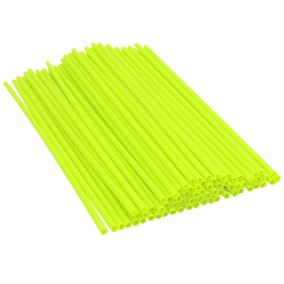 1 Set Bike Spoke Bike Wheel Spoke Reflector Universal Bike Skins Wraps Warning Strip Tape Wheel Decor For Motorbike: Bright yellow