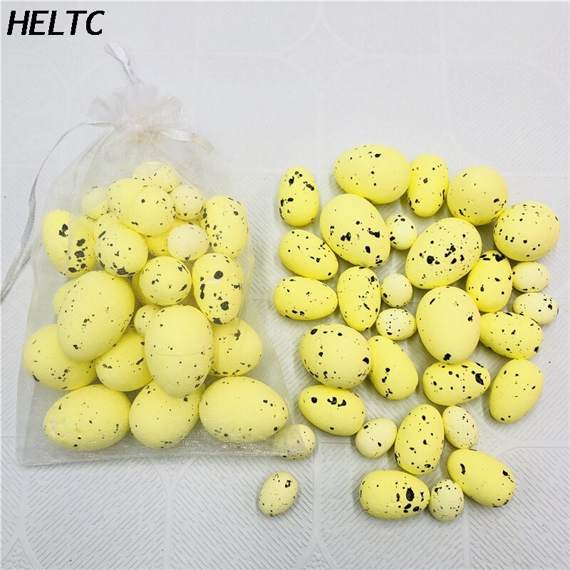 30 Stuks Foam Paaseieren Voor Home Party Diy Craft Kids Favor Pasen Decor