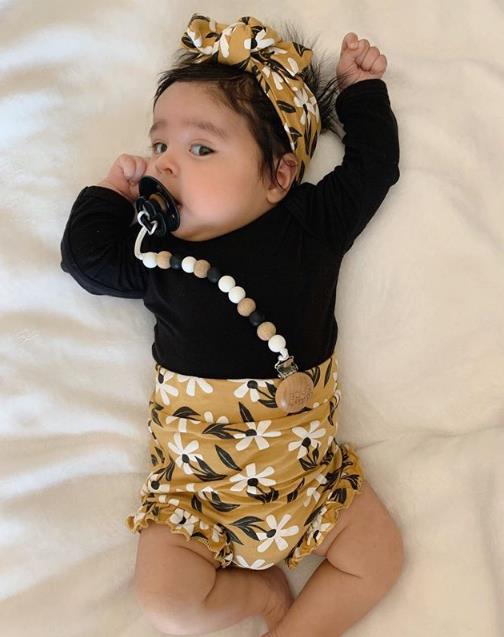 tæppe enestående syreindhold 3 stk/sæt baby pige tøj afslappet leopard print baby romper+korte bukser+  pandebånd spædbørn tøj outfit sommer nyfødt tøj – Grandado
