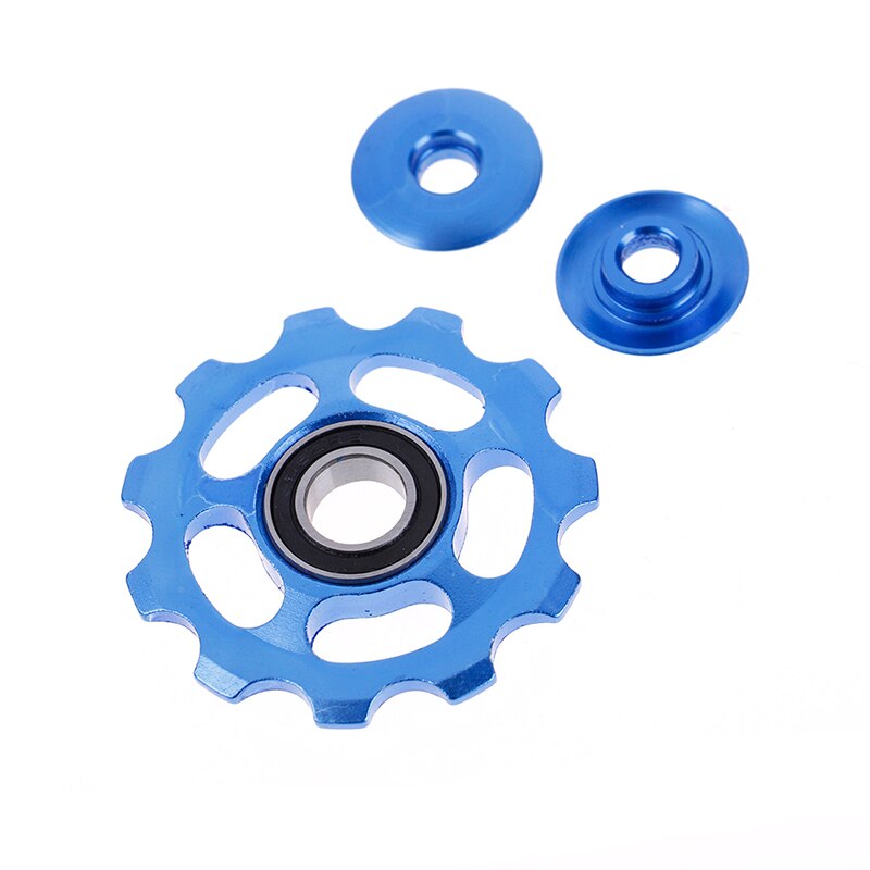4/5/6mm 11t mtb cykel bakväxel jockey hjullager remskiva vägcykel styrrulle: Blå