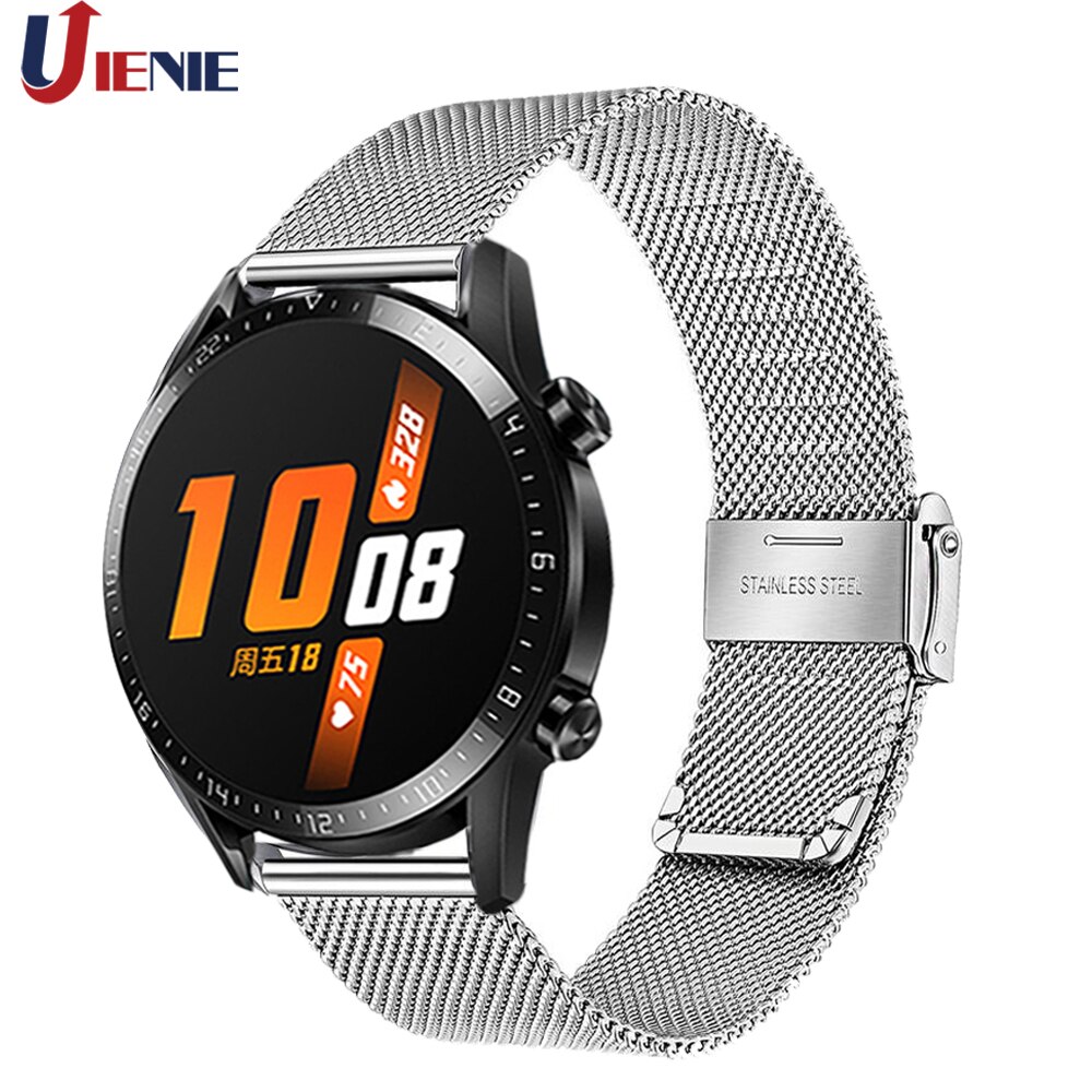 22 millimetri Milanese del Cinturino Della Cinghia per Huawei Orologio Gt /Gt2 46mm /2e /Honor Magia 2 46 millimetri della Fascia Del Braccialetto Wristband di Ricambio Correa