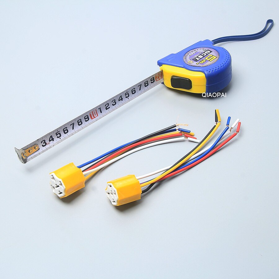 10pc Universal Ceramics 12V Relay Socket 5P Moto Automotive Relay Socket Copper 5 Wire Bulb Socket for 24V 48V Connector Relay