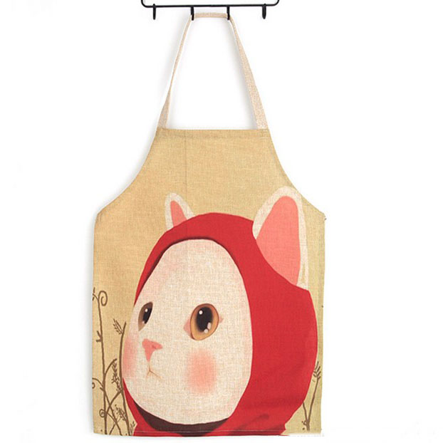 mandilon escolar infantil delantal barbero limpieza hogar Delantal de lino con de dibujos animados para niños, delantal antiincrustante con pintura de pastel y Casa, color rosa, para la cocina del hogar: Azul / 68x55cm adultsize