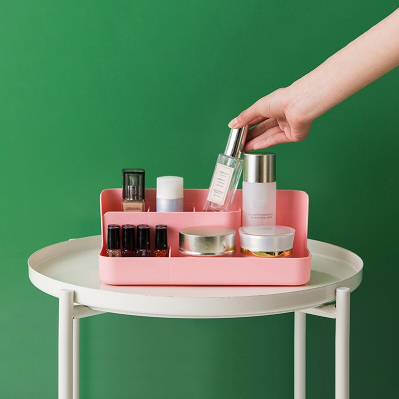 Plastic Storage Box Makeup Organizer Box Jewelry Container Make Up Case Cosmetic Office Boxes Make Up Container Boxes Bathroom