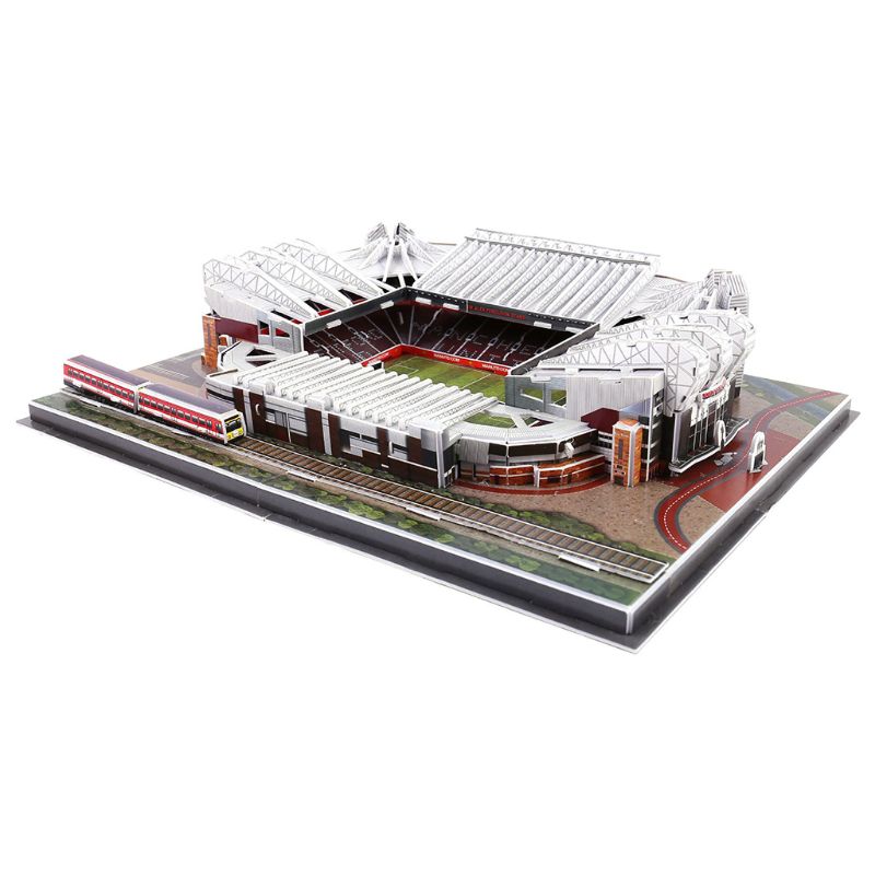 DIY 3D Puzzle Jigsaw World Football Stadion Fußball Spielplatz Montiert Gebäude: H