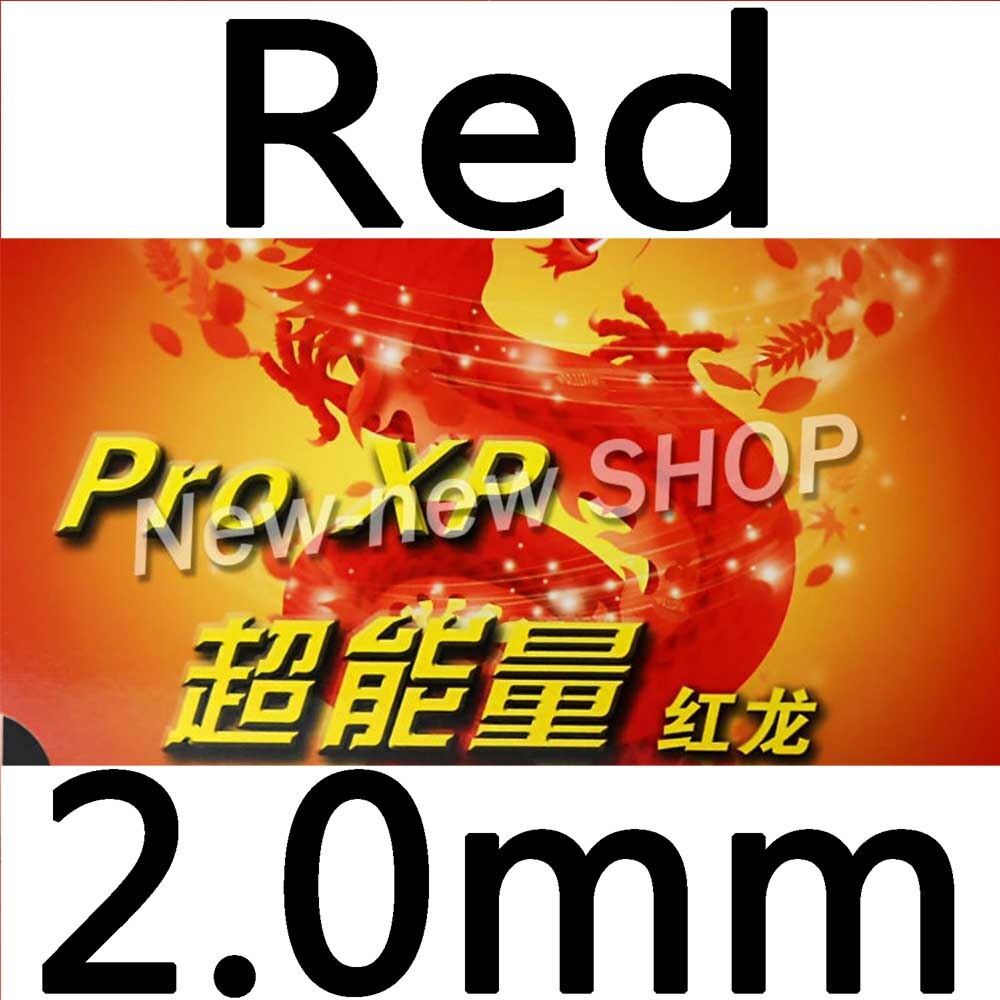 KTL Pro XP Red-Dragon Pips-in Table Tennis PingPong Rubber With Sponge: red 200