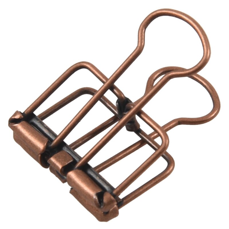 12 PCS Reusable Paper Clips Small Skeleton Clips With 30PCS Colorful Artist Paint Brush Set