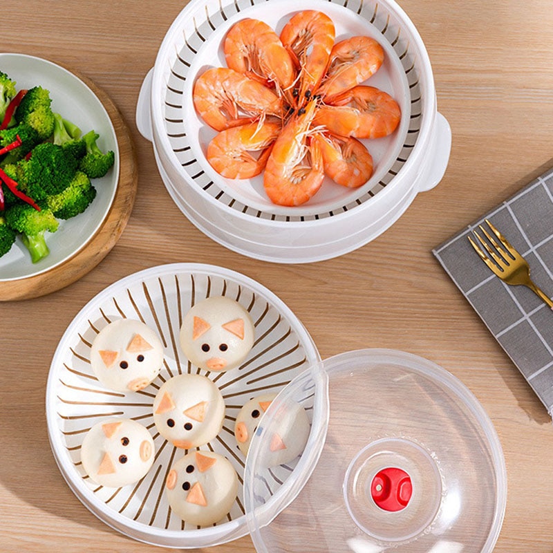 Four à micro-ondes pratique, cuiseur vapeur dédié, panier de cuisson de