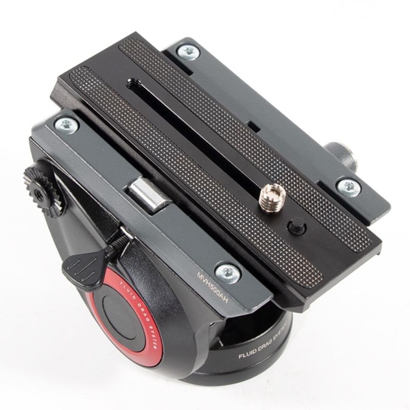 Verschiebbare schnellwechselplatte mit 1/4 -zoll- und 3/8- zoll-schrauben für manfrotto mvh 500ah schnellwechselplatte