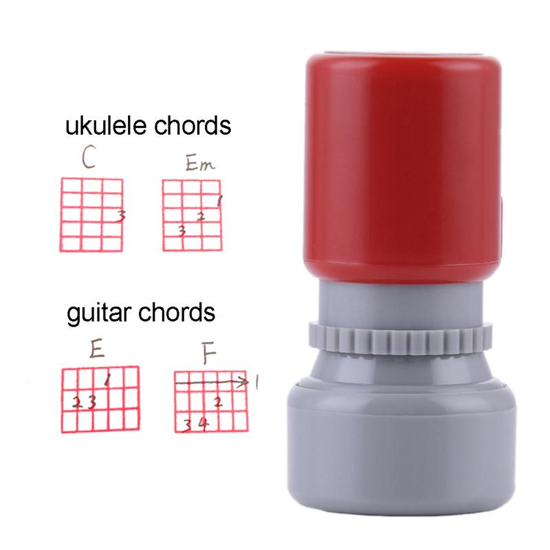 1 stks Ukulele Gitaar Akkoord Seal Stempel Klassieke Akkoorden Print Signet Gitaar Accessoires