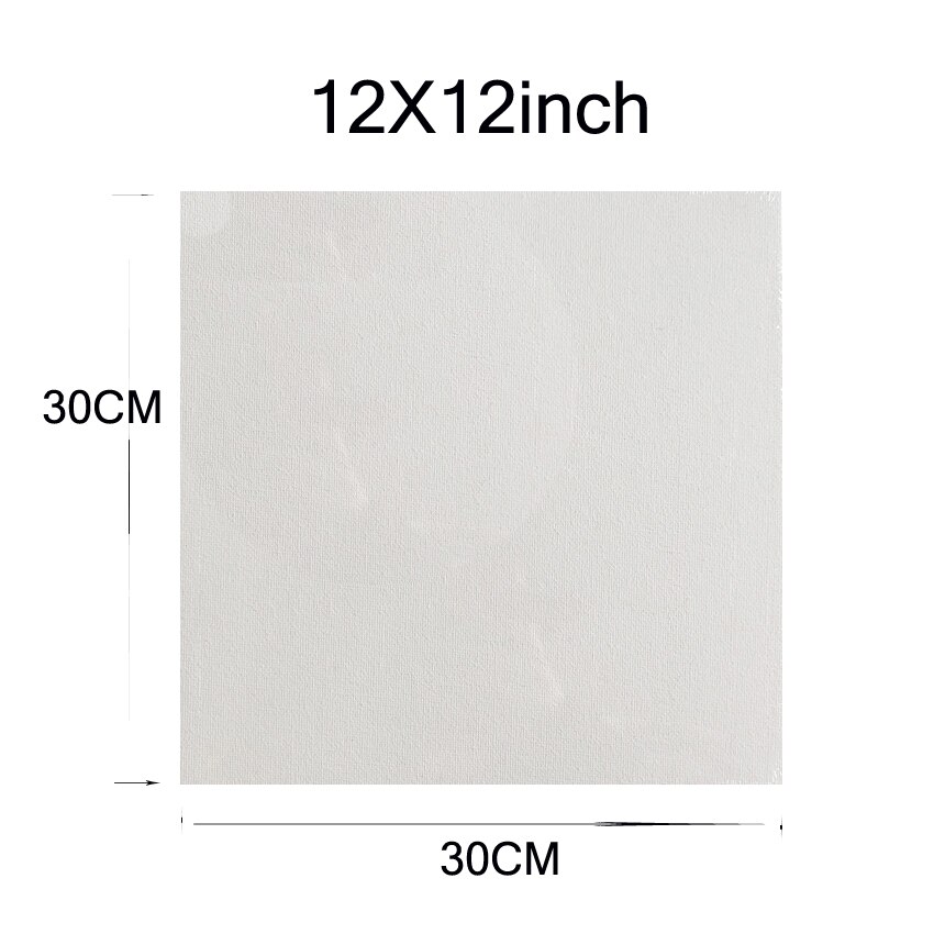 Male lærred panelplader 5*7 tommer 8*10 tommer 9*12 tommer 11*14 tommer 1pc multi størrelse til begyndere kunstnere studerende og børn: 12 x 12 1pc