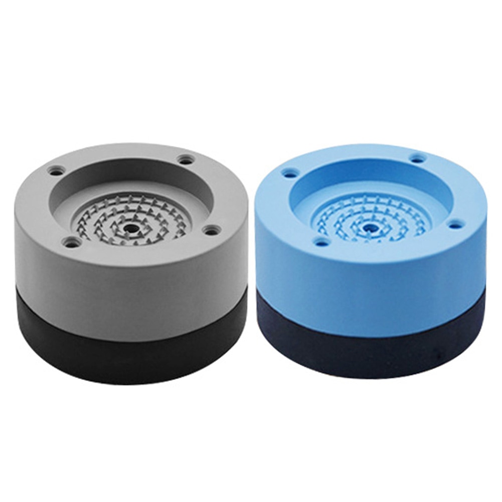 4pcs/set Washing Machine Heighten Foot Pad Moistureproof Anti-slip Bathroom Household Roller Refrigerator Feet Mat Base Cushion