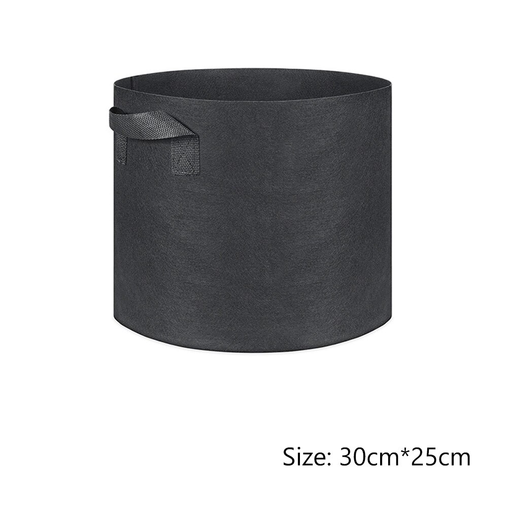 Pflanze Blume Tasche hause garten werkzeuge Töpfe 1-30 Gallonen Pflanze Wachsen Tasche Belüftung Stoff Wurzel stoff garten Gemüse jardin große: 30X25cm