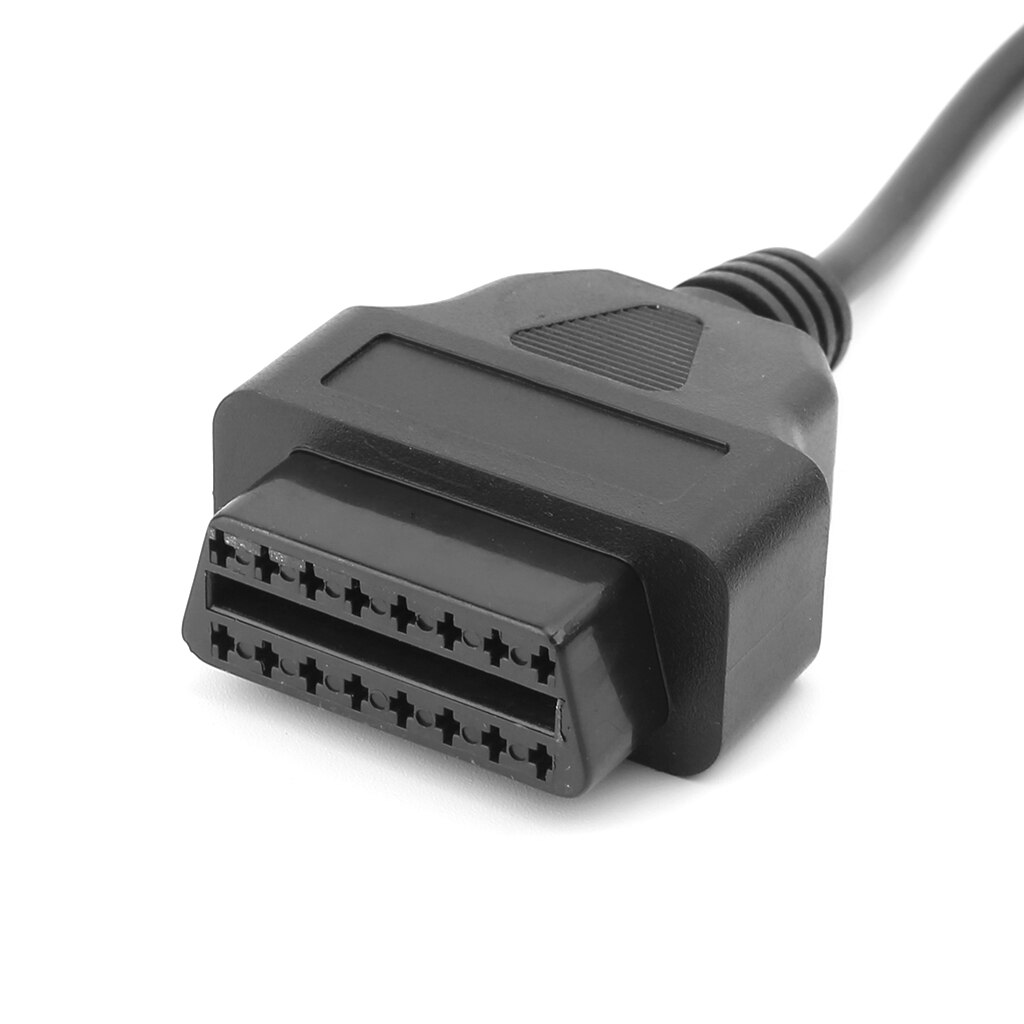 16 -stifts obd 2 to usb -port laddare adapter kabelanslutningsdiagnostikverktyg
