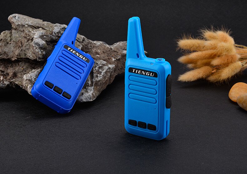 Talkie Walkie Scanner Uhf Walkie Talkie 10Km Twee Manier Ham Radio Station Radio Comunicador Walkie-Talkie: blue