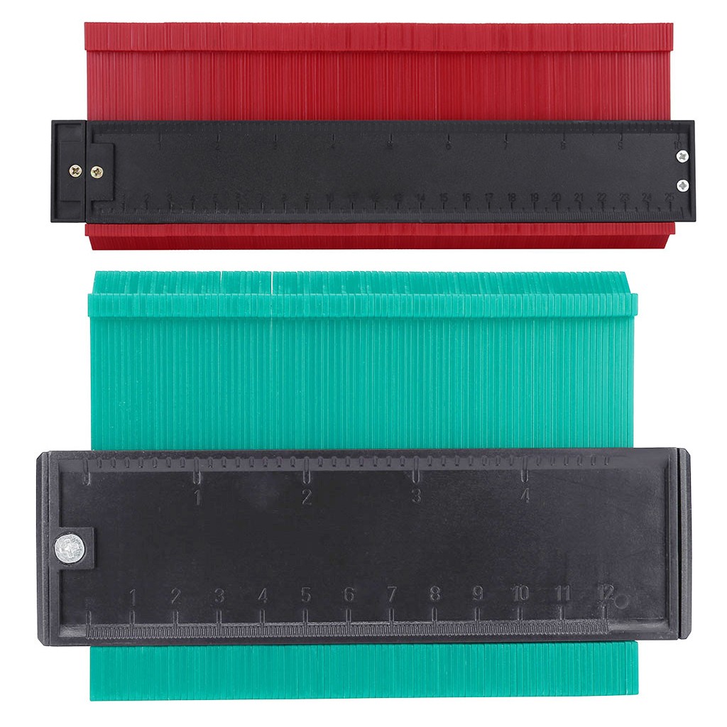 5/10Inch Plastic Gauge Contour Profile Copy Gauge Duplicator Standard Wood Marking Tool Tiling Laminate Tiles General Tools 1211: Default Title