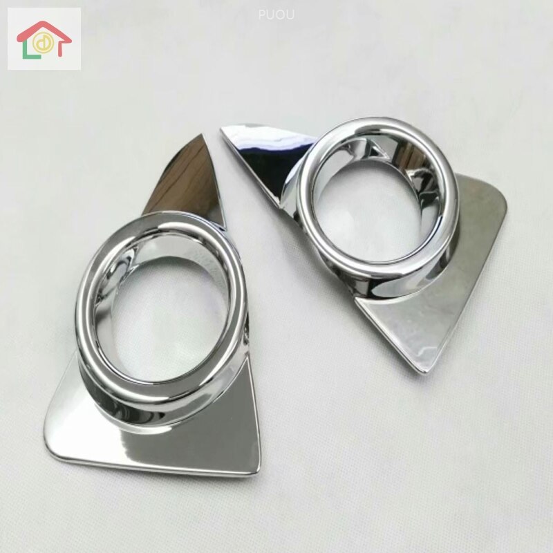Fit For Toyota RAV4 Car Front Fog Light Lamp Cover Stickers Molding Bezel Styling Chrome ABS Accessories 2pcs/set