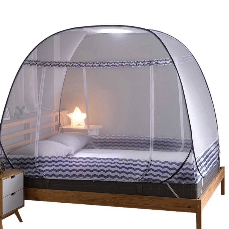 180cm Mosquito Net Tent Home Decoration Student Double-Layer Breathable Mosquito Net Bed Mosquito Net: Default Title