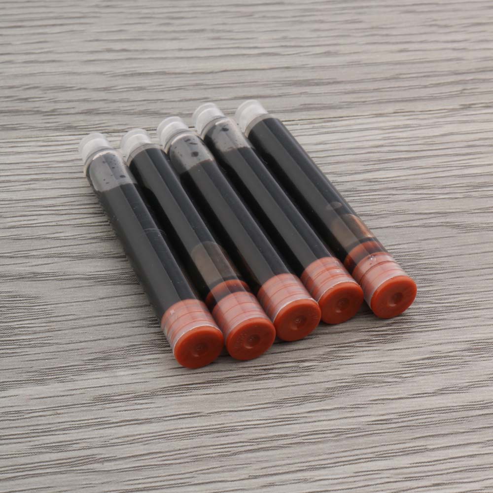 10pc Brown fit for fountain pen INK refills 2.6MM 3.4mm Stationery Office School Supplies