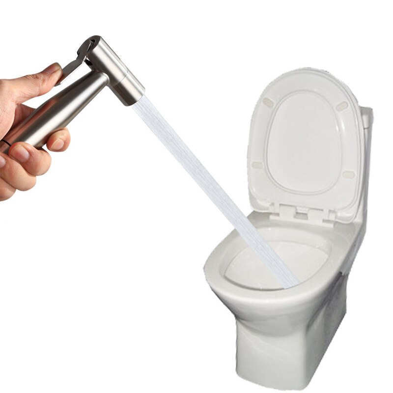 ABSF de acero inoxidable baño mano grifo de bidé Bidet rociador de pulverizador para baño Spray para baño cabeza de Ducha
