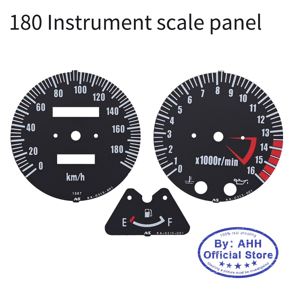 AHH Instrument Speedometer Cover Gauges Platel Meter Odometer Tachometer Shell For KAWASAKI BALIUS ZRX400 ZRX1100 ZRX 400 1100: 4 scale panel 180KM