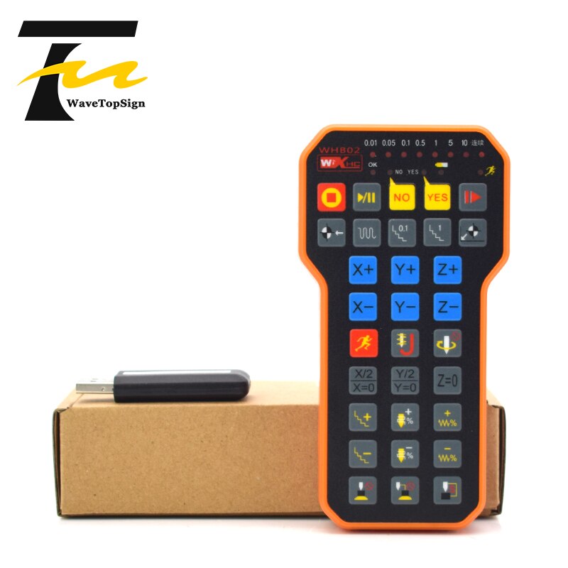 Nc Studio USB Wireless Remote Handle Weihong DSP Control Handle For CNC Engraving Cutting Machine XHC WHB02