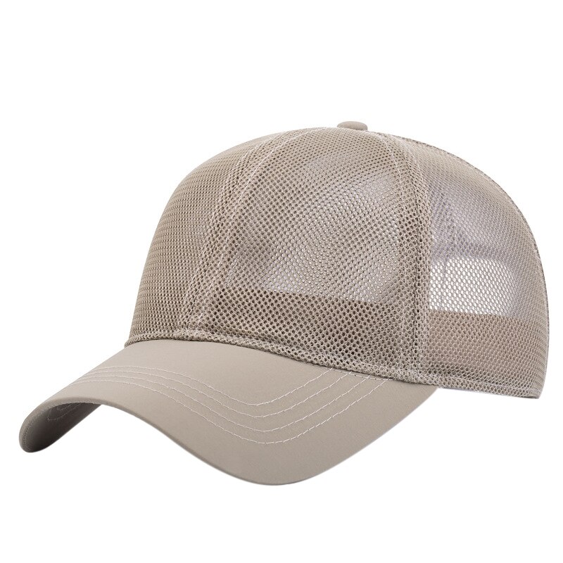 Gorra de béisbol transpirable para hombres y mujeres, sombrero de béisbol de malla lisa, Casual, sombreros para hombres y mujeres, ropa informal estilo Hip Hop, para exteriores: A10K