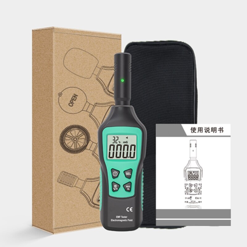 EMF Meter Radiation Detector Digital Field W