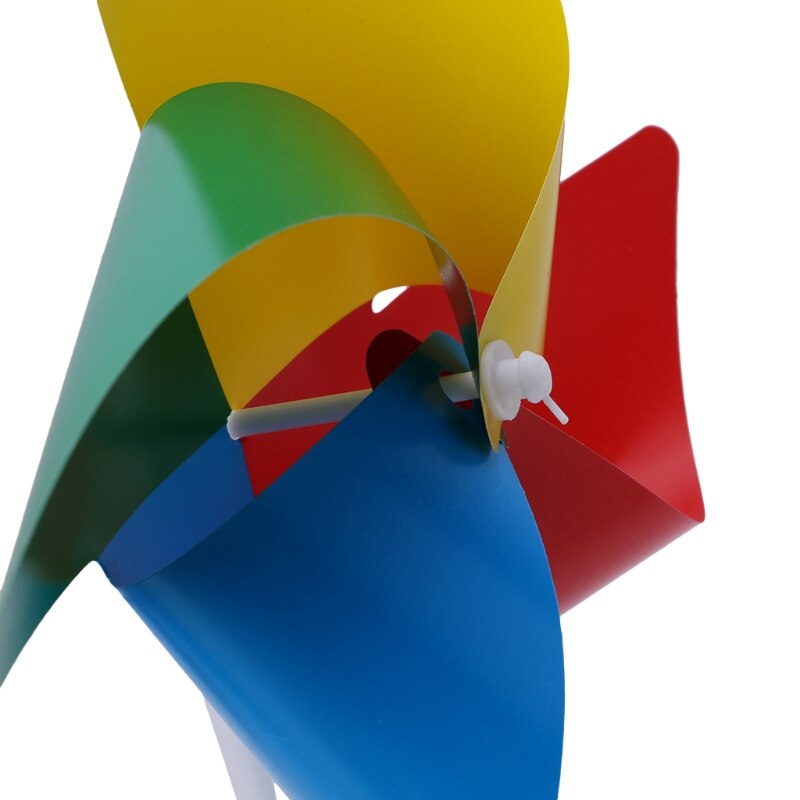 10 juegos molinete molino viento Spinner jardín decoración artística para el patio juguetes al aire libre DIY