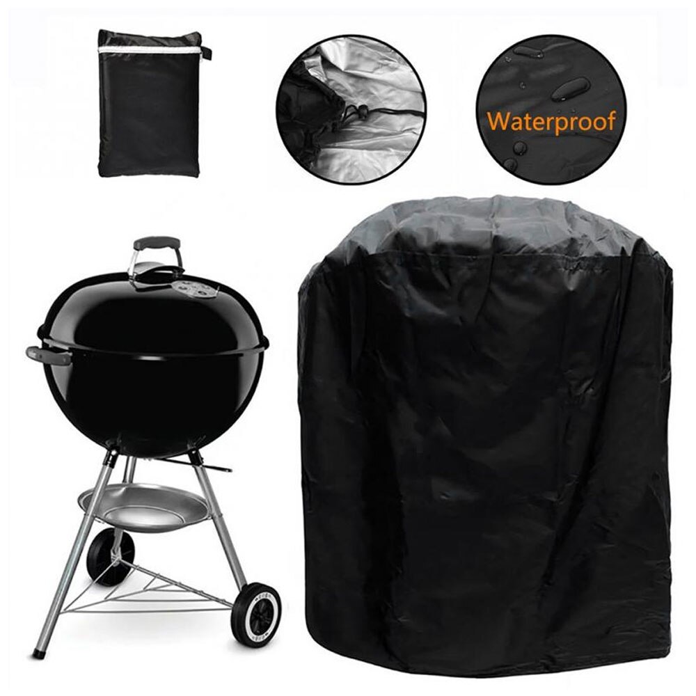 1Set BBQ Grill Abdeckung Schutzhülle 210D Oxford Tuch Staub-Proof Regendicht Feuchtigkeit-beweis Ofen Abdeckung Im Freien Sonne-sicher Grill